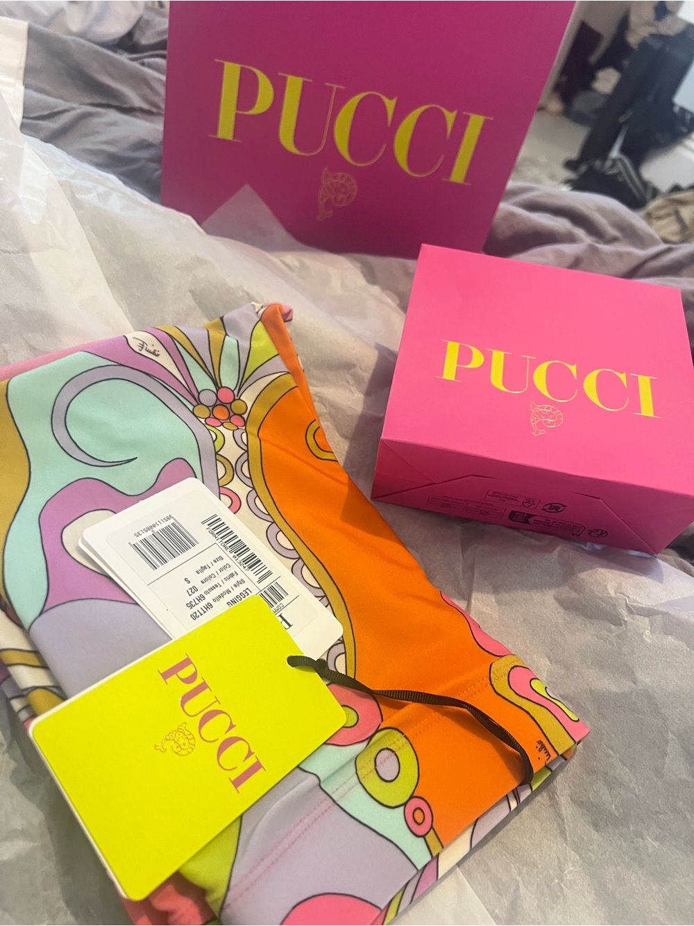 *NEW COLLECTION* Emilio Pucci Multi-Color Iride Print Leggings & Shirt